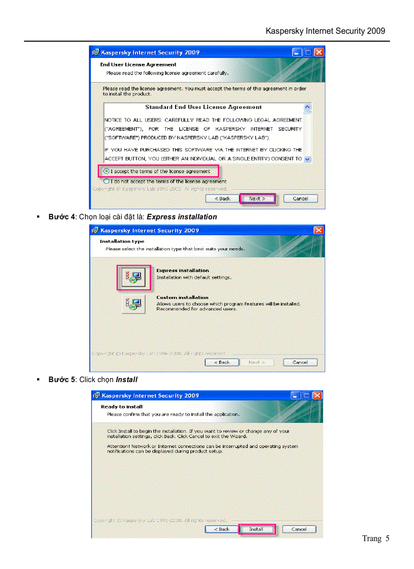 image for page Hướng Dãn Sử Dụng và Cai Dặt Kis 2009