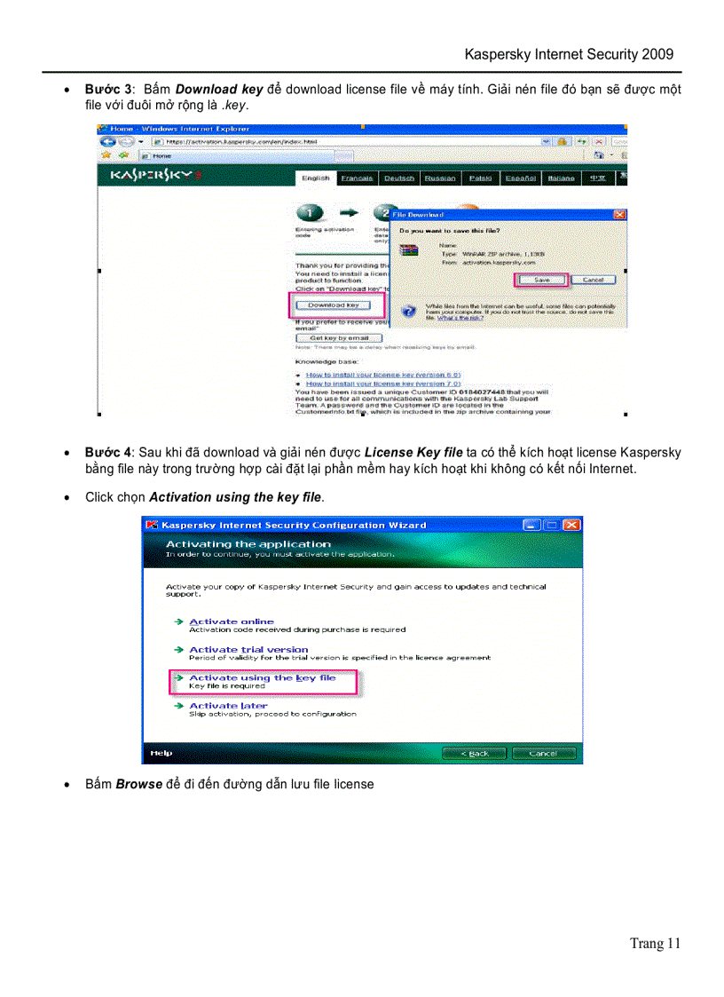 image for page Hướng Dãn Sử Dụng và Cai Dặt Kis 2009