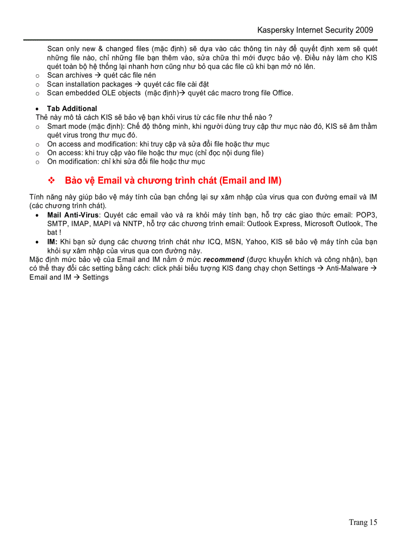 image for page Hướng Dãn Sử Dụng và Cai Dặt Kis 2009