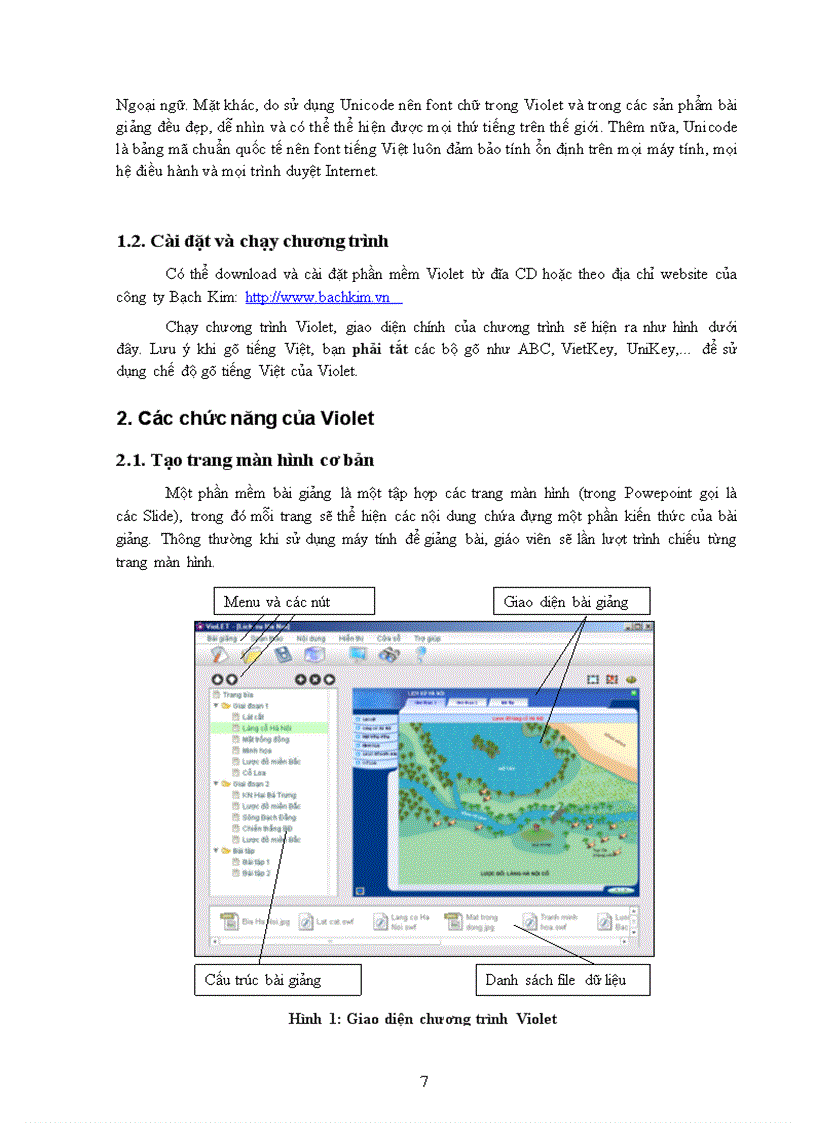 image for page Hướng dẫn sử dụng VIOLET 1 5