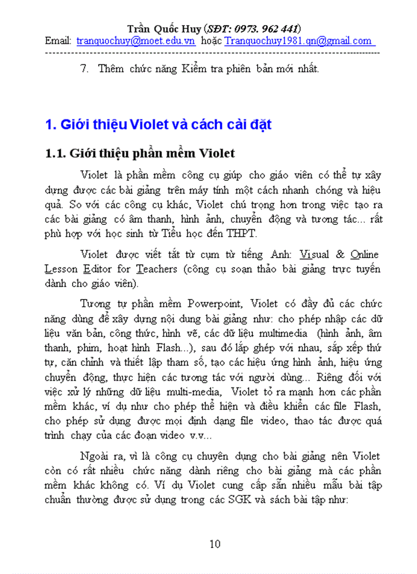 image for page Huong dan su dung violet 1 7 chuan