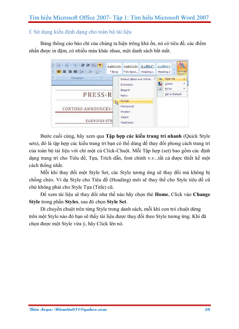 image for page Hướng dẫn sử dụng word 2007