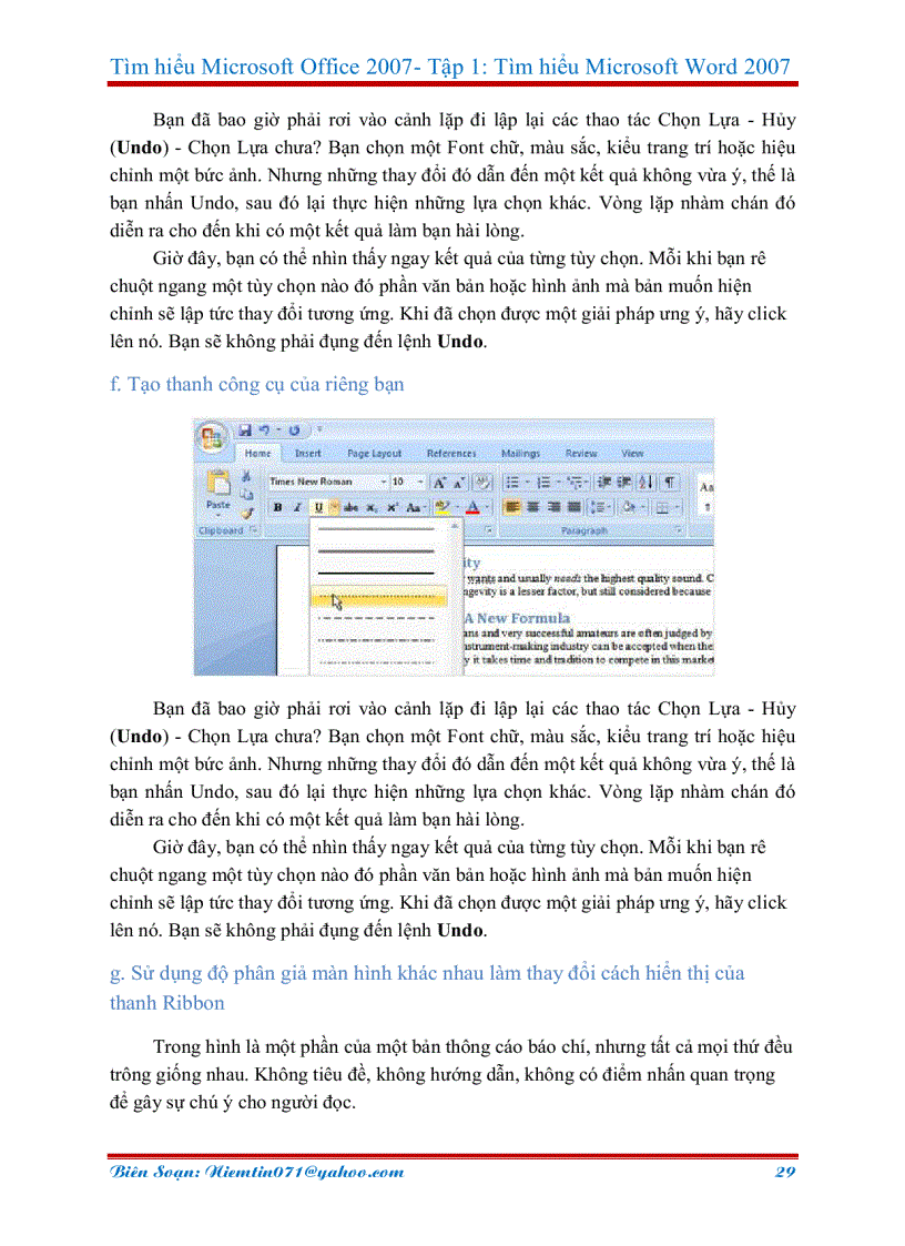 image for page Hướng dẫn sử dụng word 2007