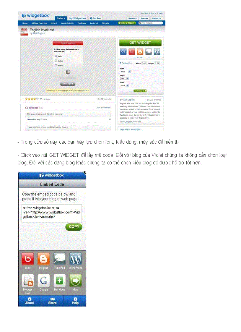 image for page Hướng dẫn tạo trắc nghiệm trực tuyến trên blog