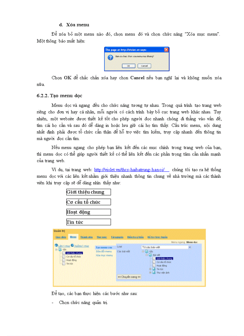 image for page Hướng dẫn tạo website rieng