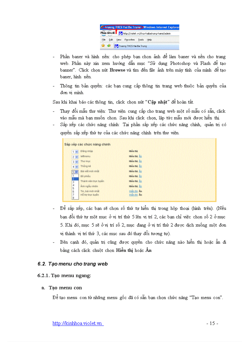 image for page Hướng dẫn tạo Website trên Violet