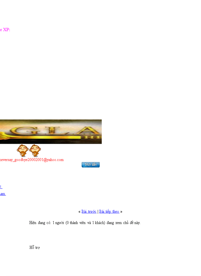 image for page Hướng dẫn thay đổi giao diện XP thành Vista