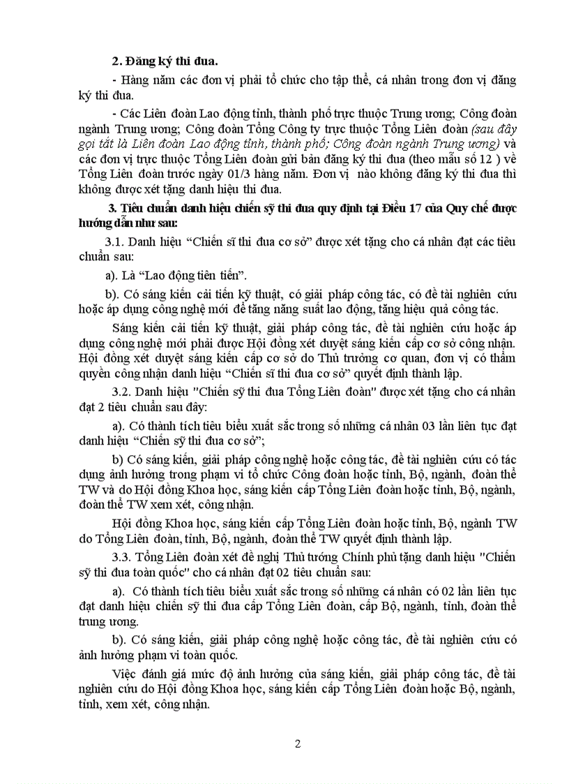 image for page Hướng dẫn thi đua khen thưởng công đoànnn