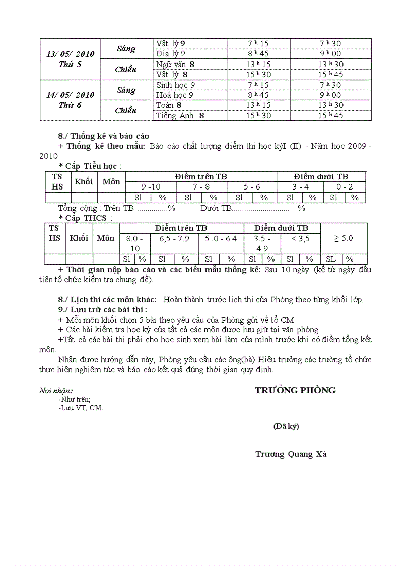 image for page Hướng dẫn thi học kỳ