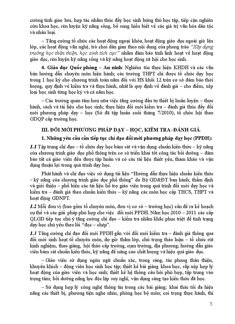 image for page Hướng dẫn thực hiện nhiệm vụ giáo dục trung học