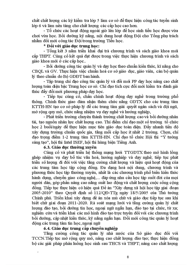 image for page Hướng dẫn thực hiện nhiệm vụ năm học 2009 2010