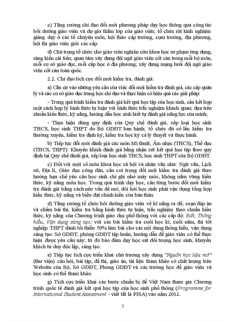 image for page Hướng dẫn thực hiện nhiệm vụ năm học 2010 2011