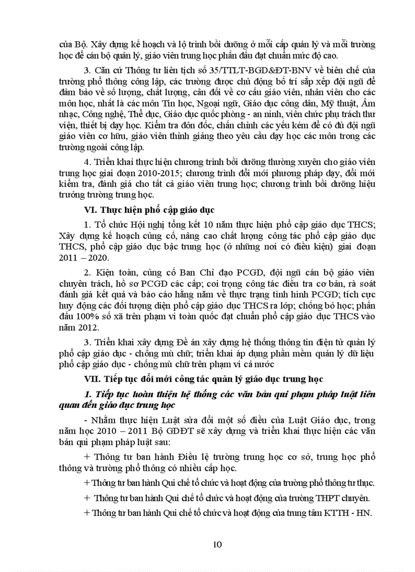 image for page Hướng dẫn thực hiện nhiệm vụ năm học 2010 2011