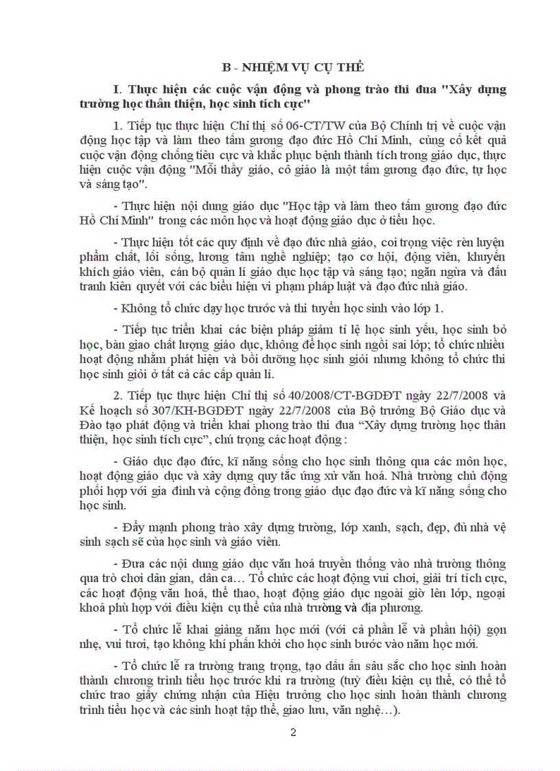 image for page Hướng dẫn thực hiện nhiệm vụ năm học 2011 2012 đối với giáo dục tiểu học