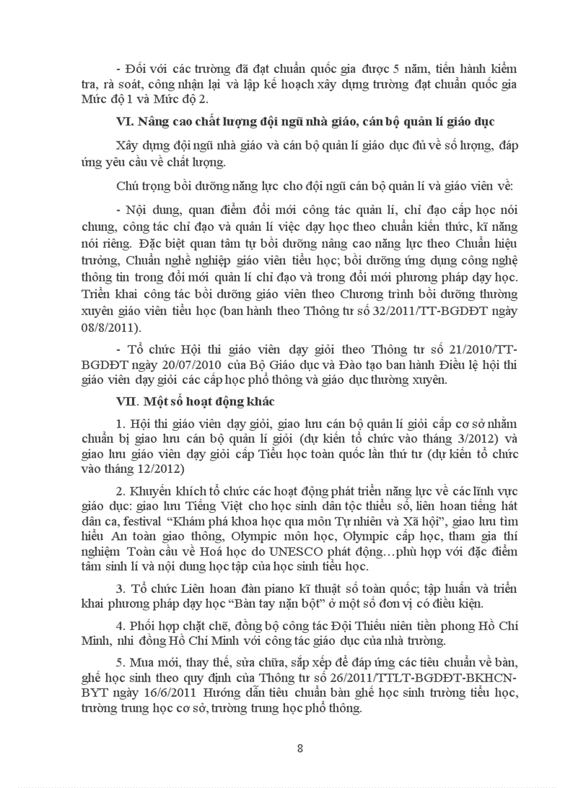 image for page Hướng dẫn thực hiện nhiệm vụ năm học 2011 2012 đối với giáo dục tiểu học