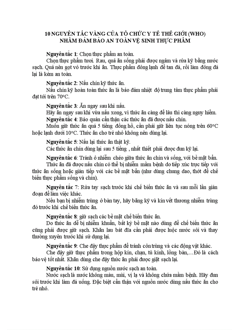 image for page Hướng dẫn thực hiện VSATTP trong trường học