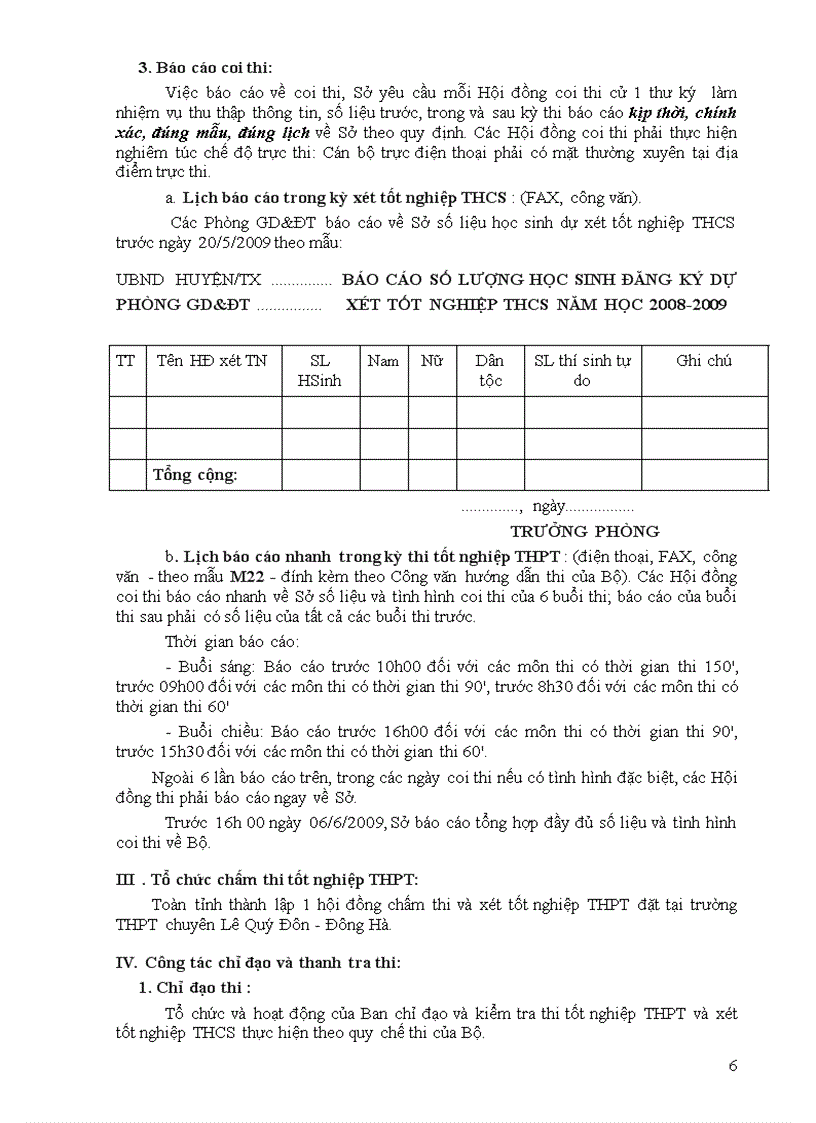 image for page Hướng dẫn tổ chức các kỳ thi và xét tốt nghiệp năm học 2008 2009