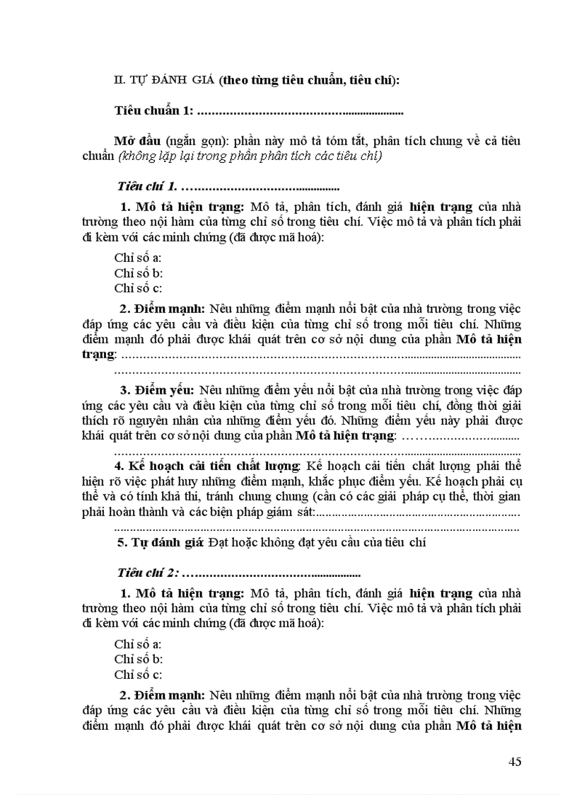 image for page Hướng dẫn tự đánh giá trường phổ thông