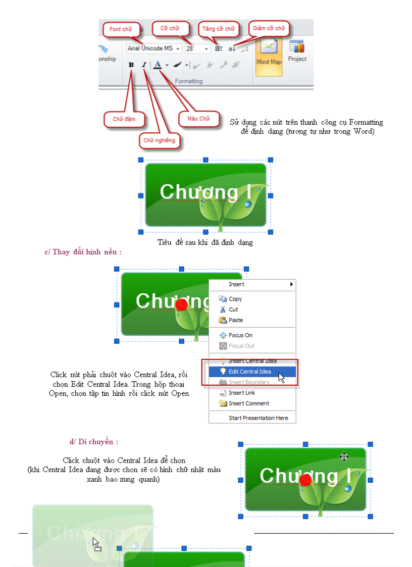 Huong dan ve ban do tu duy PM imindmap 5