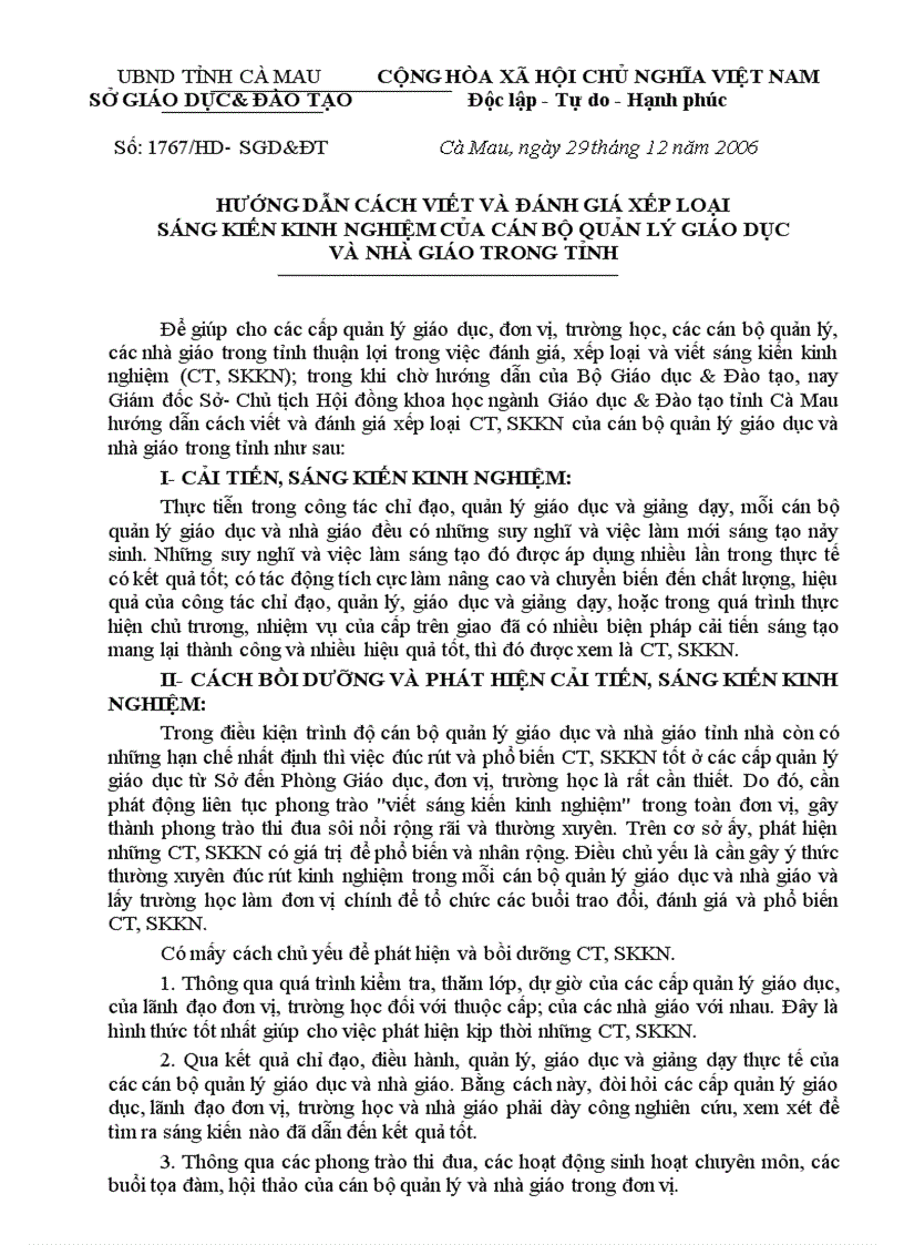 image for page Hướng dẫn viết chấm skkn