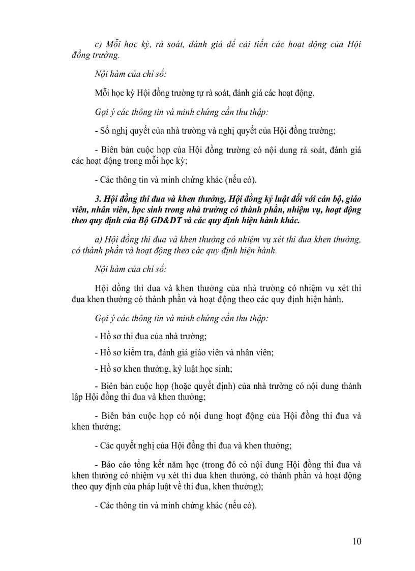 image for page Hướng dẫn xác định nội hàm tìm thông tin và minh chứng để đánh giá chất lượng giáo dục trường THCS