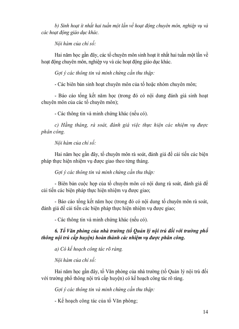 image for page Hướng dẫn xác định nội hàm tìm thông tin và minh chứng để đánh giá chất lượng giáo dục trường THCS