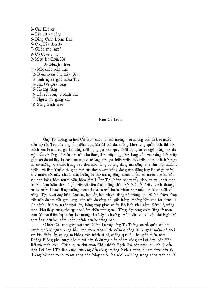 image for page Hương rừng Cà Mau Sơn Nam