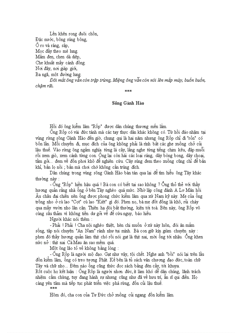 image for page Hương rừng Cà Mau Sơn Nam