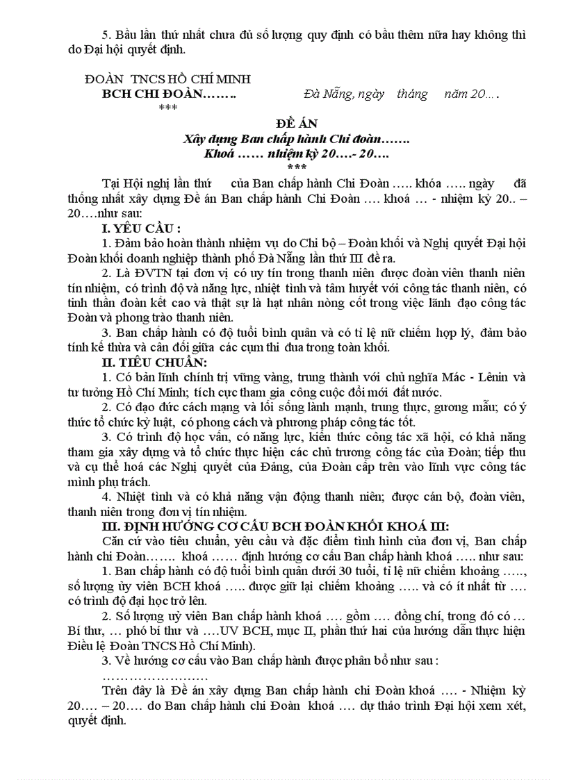 image for page Hương Dẫn Đại Hội Đoàn 1