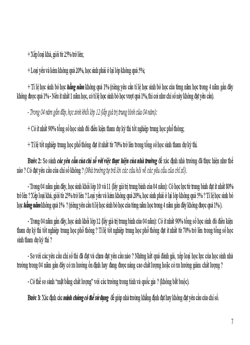 image for page Hướng dẫn sử dụng tiêu chuẩn đánh giá chất lượng giáo dục trường thpt 1