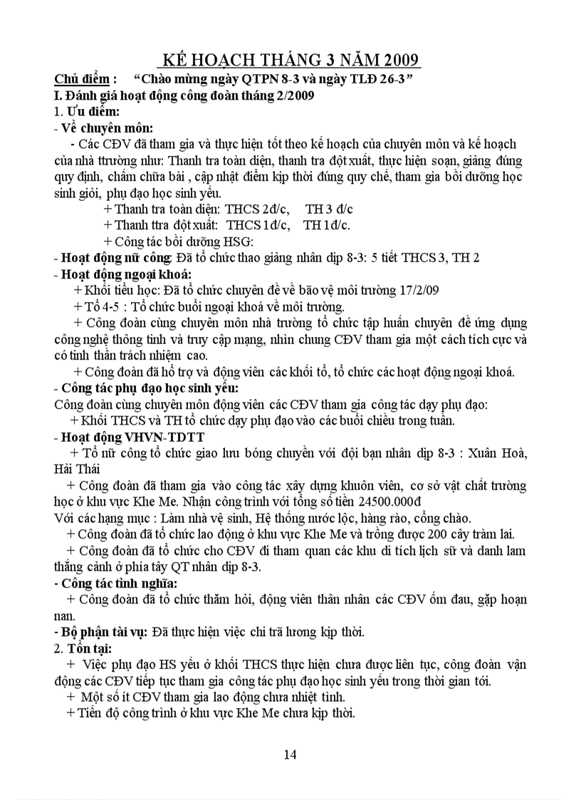 image for page Ke hoach cong doan