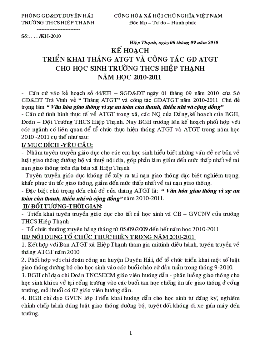 image for page Ke hoach an toan giao thong 1