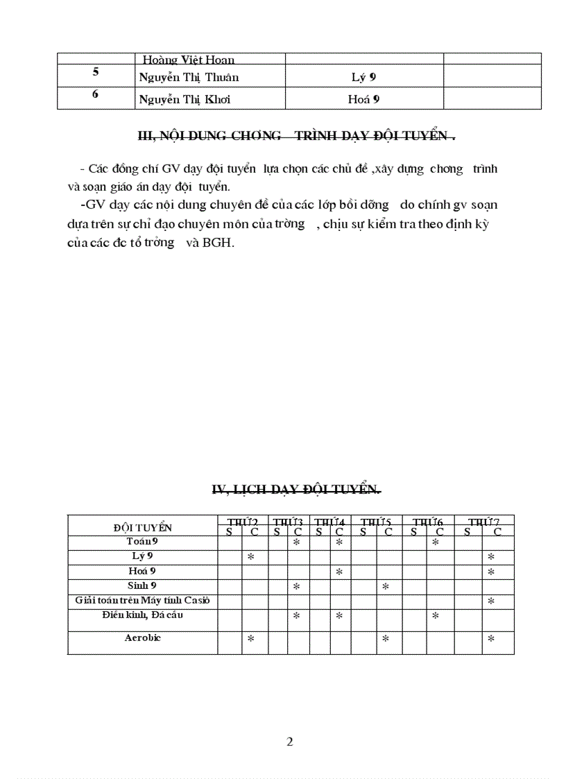 image for page Kế hoạch bồi dưỡng hsg