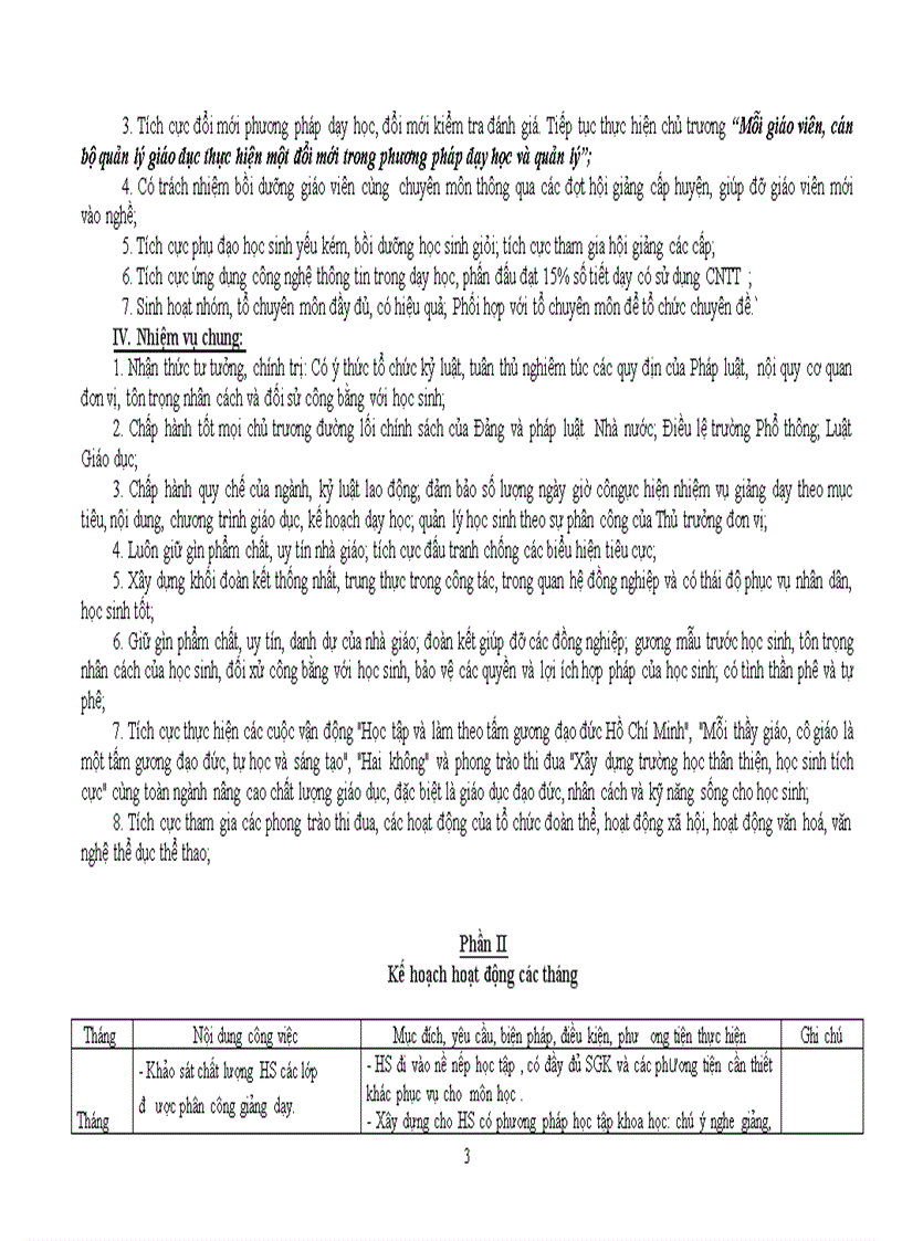 image for page Kế hoạch cá nhân âm nhạc