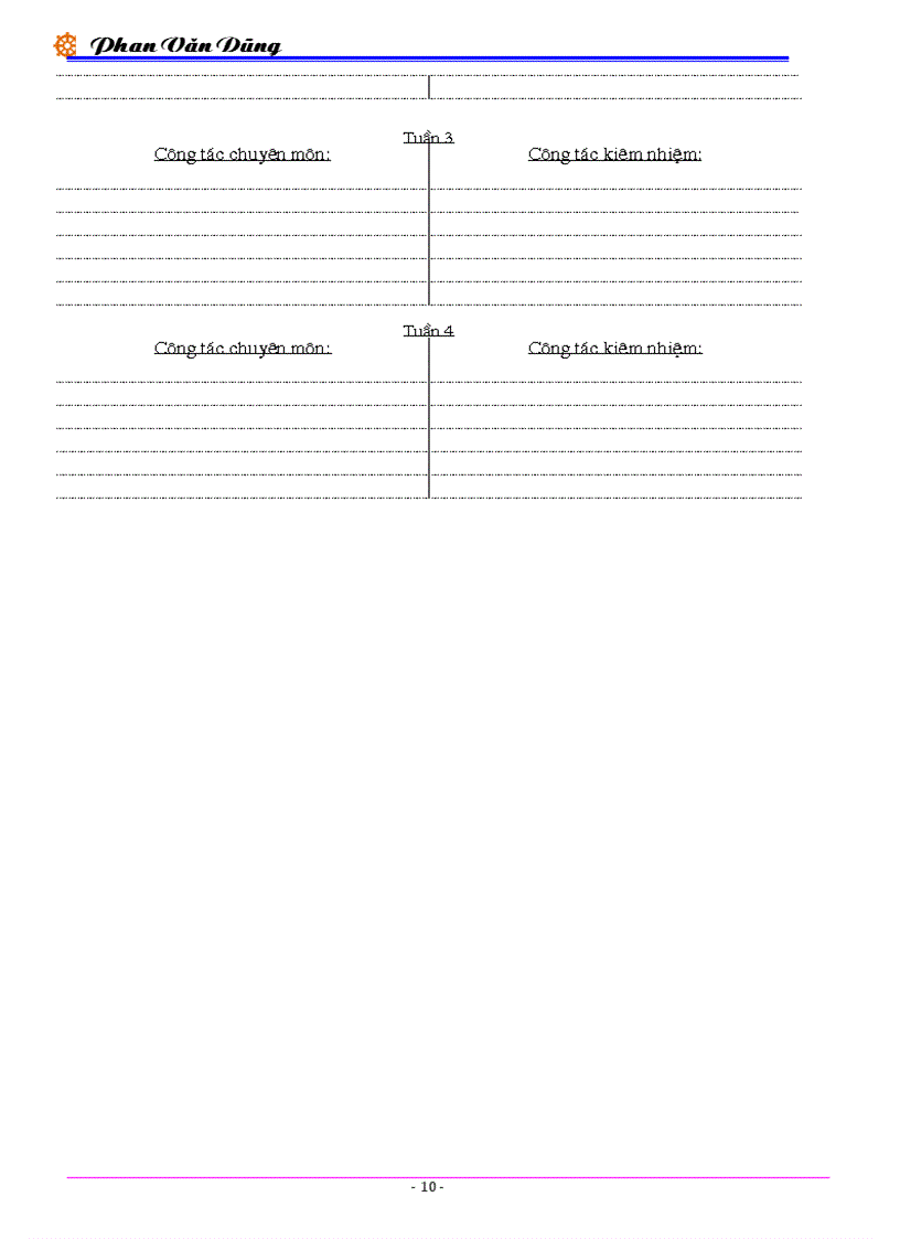 image for page Kế hoạch cá nhân THCS Qlong NA