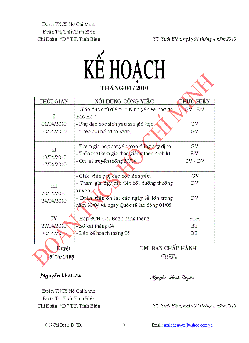 image for page Ke hoach Chi Doan nam