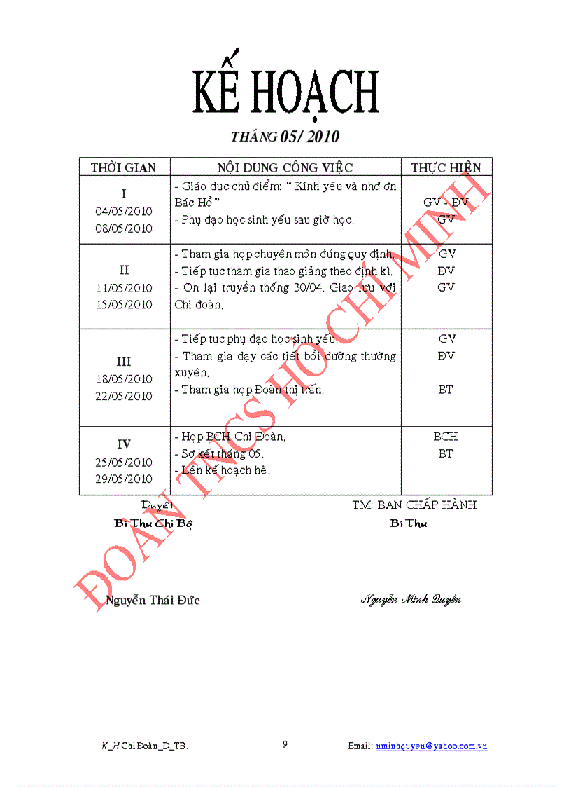 image for page Ke hoach Chi Doan nam