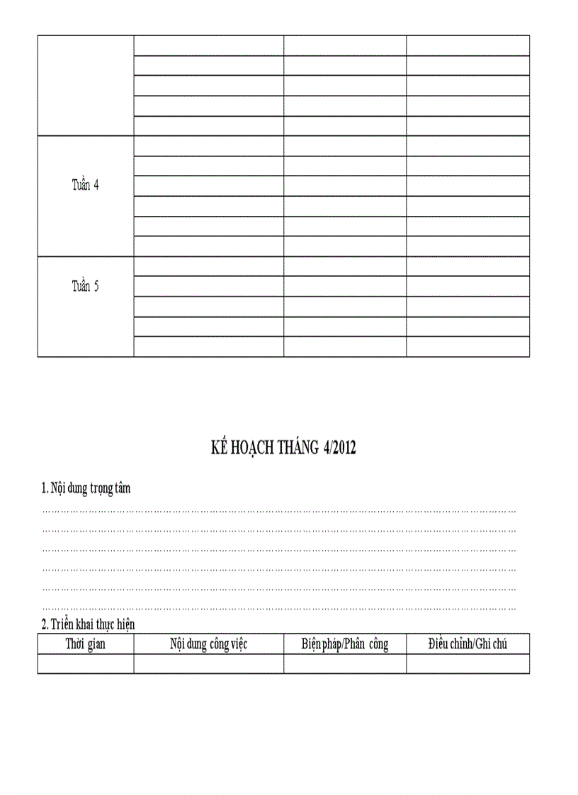 image for page Ke hoạch chủ nhiệm 2011