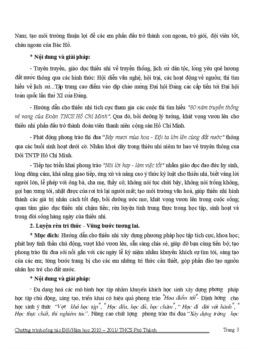 image for page Ke hoach chuong trinh cong tac doi