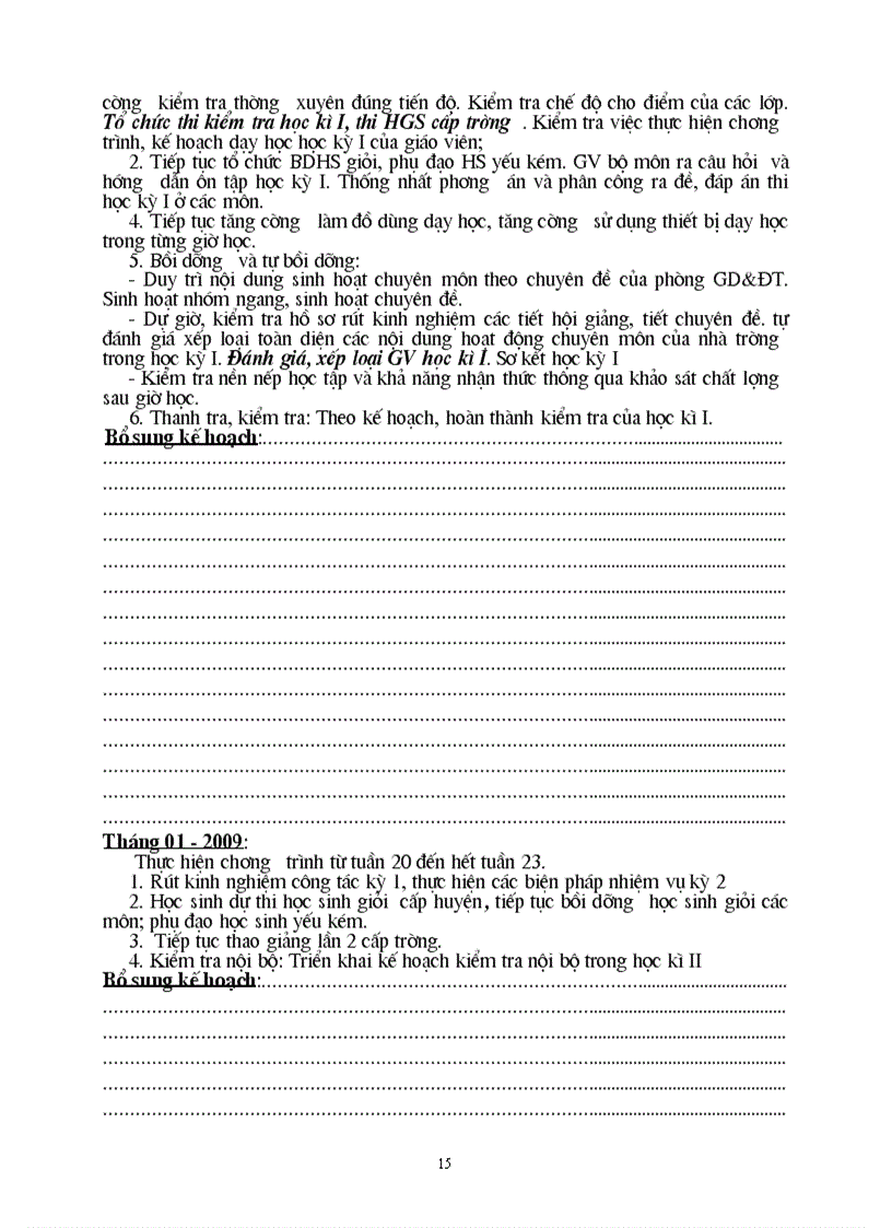 image for page Kế hoạch chuyên môn 2008 2009