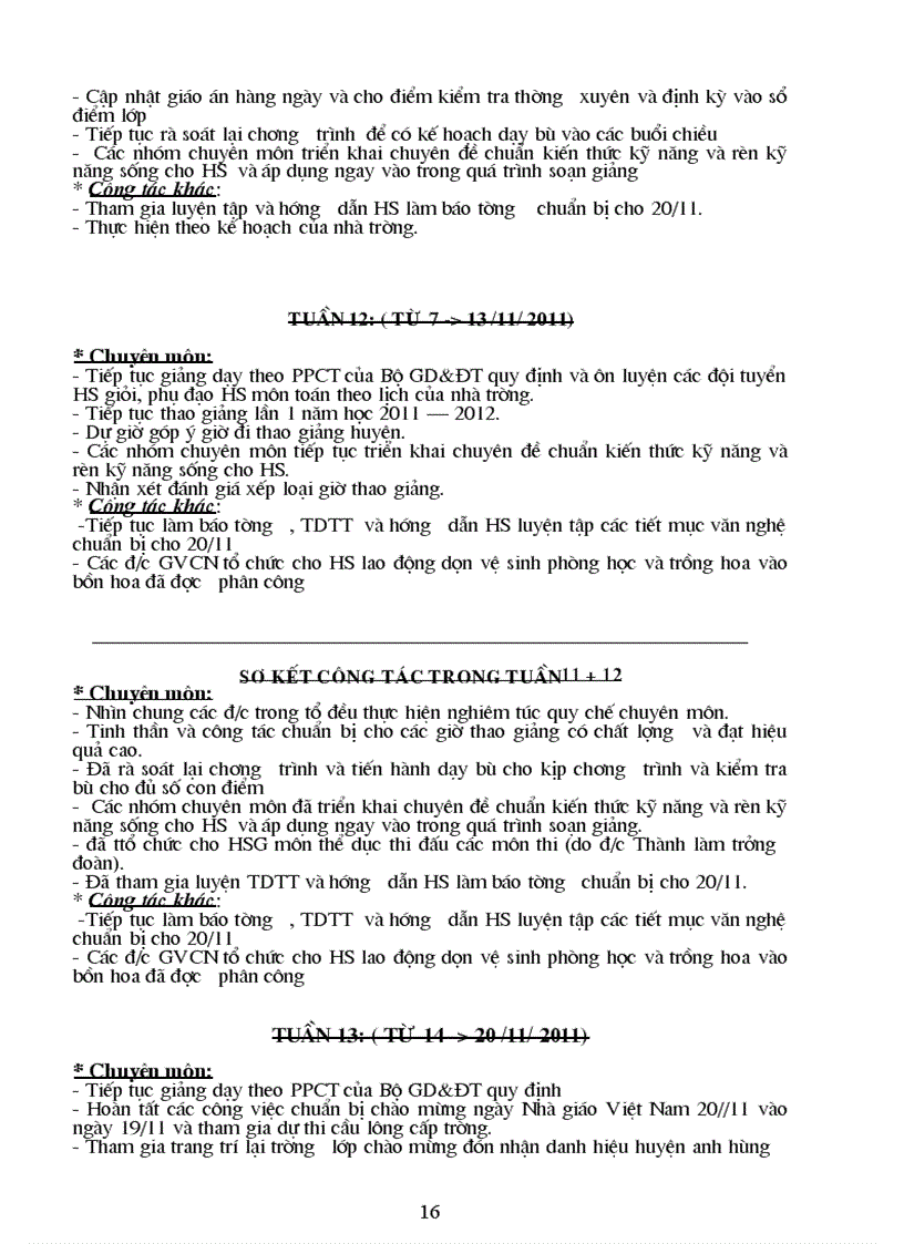 image for page Kế hoạch chuyên môn tổ KHTN