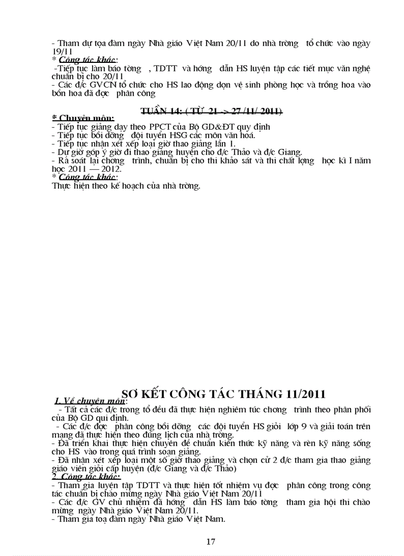 image for page Kế hoạch chuyên môn tổ KHTN