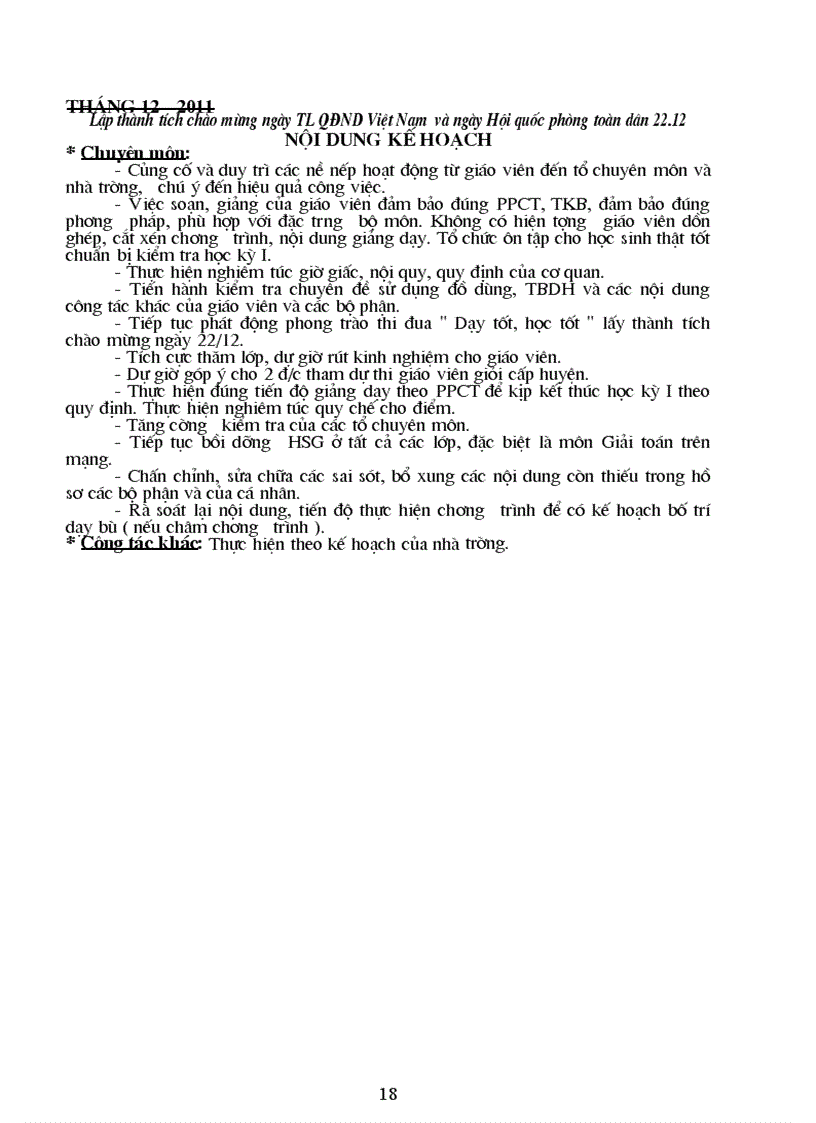 image for page Kế hoạch chuyên môn tổ KHTN