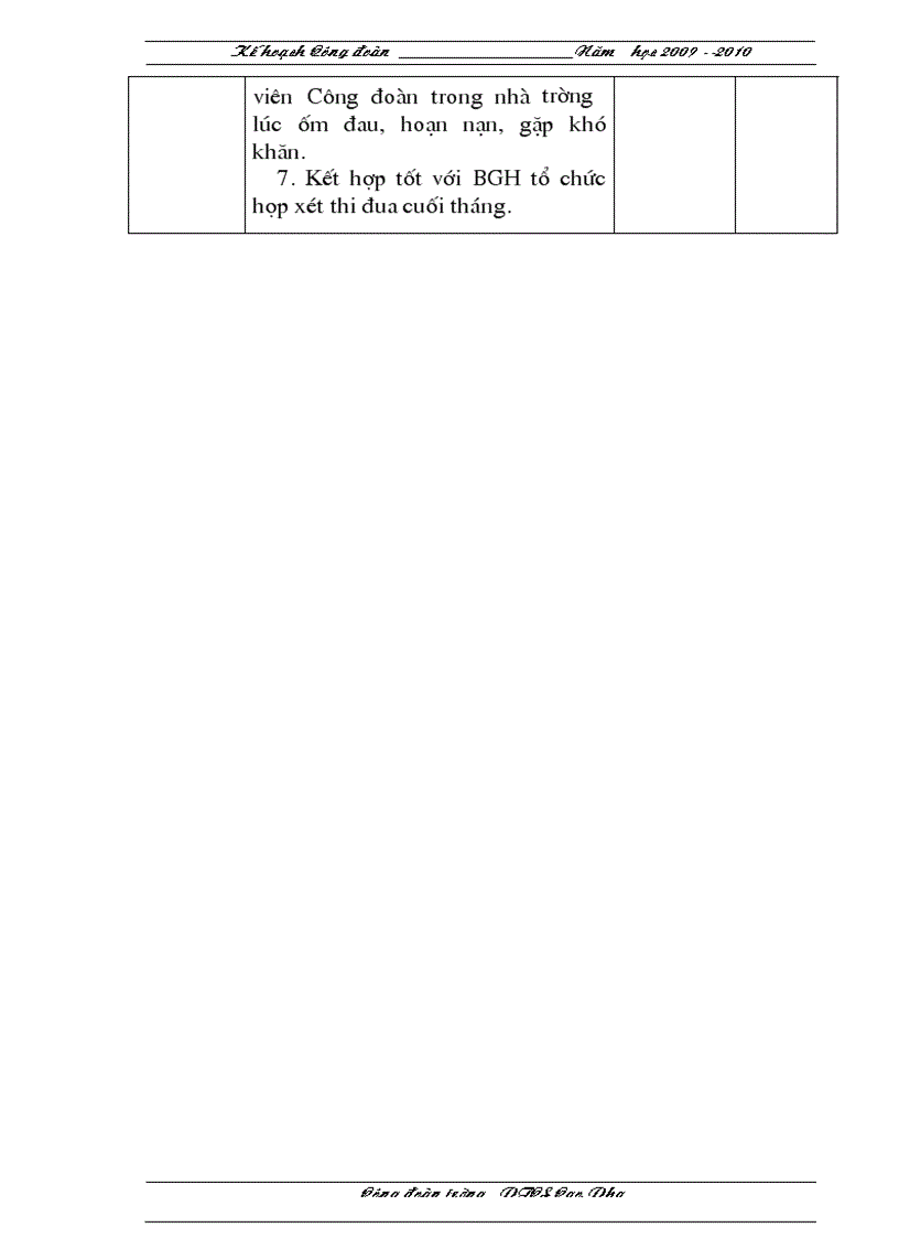image for page Kế hoach công đoàn 2009 2010 đầy đủ