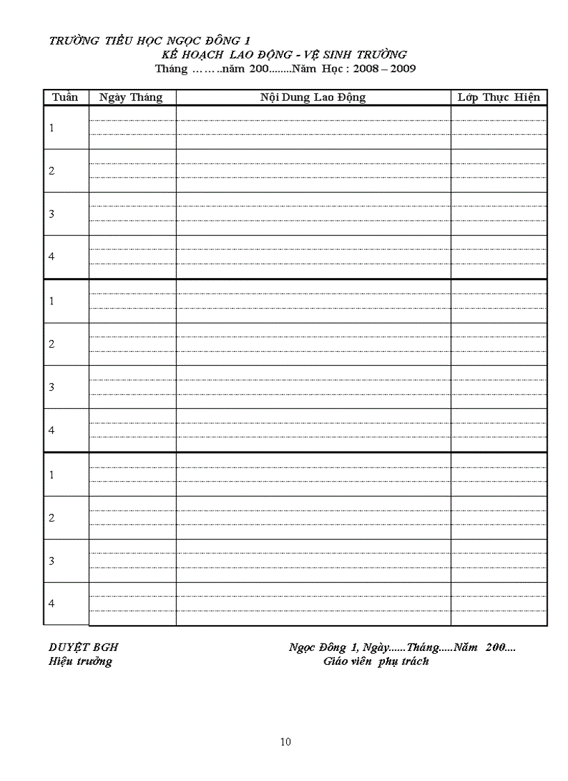 image for page Kế hoạch công tác nha học đường