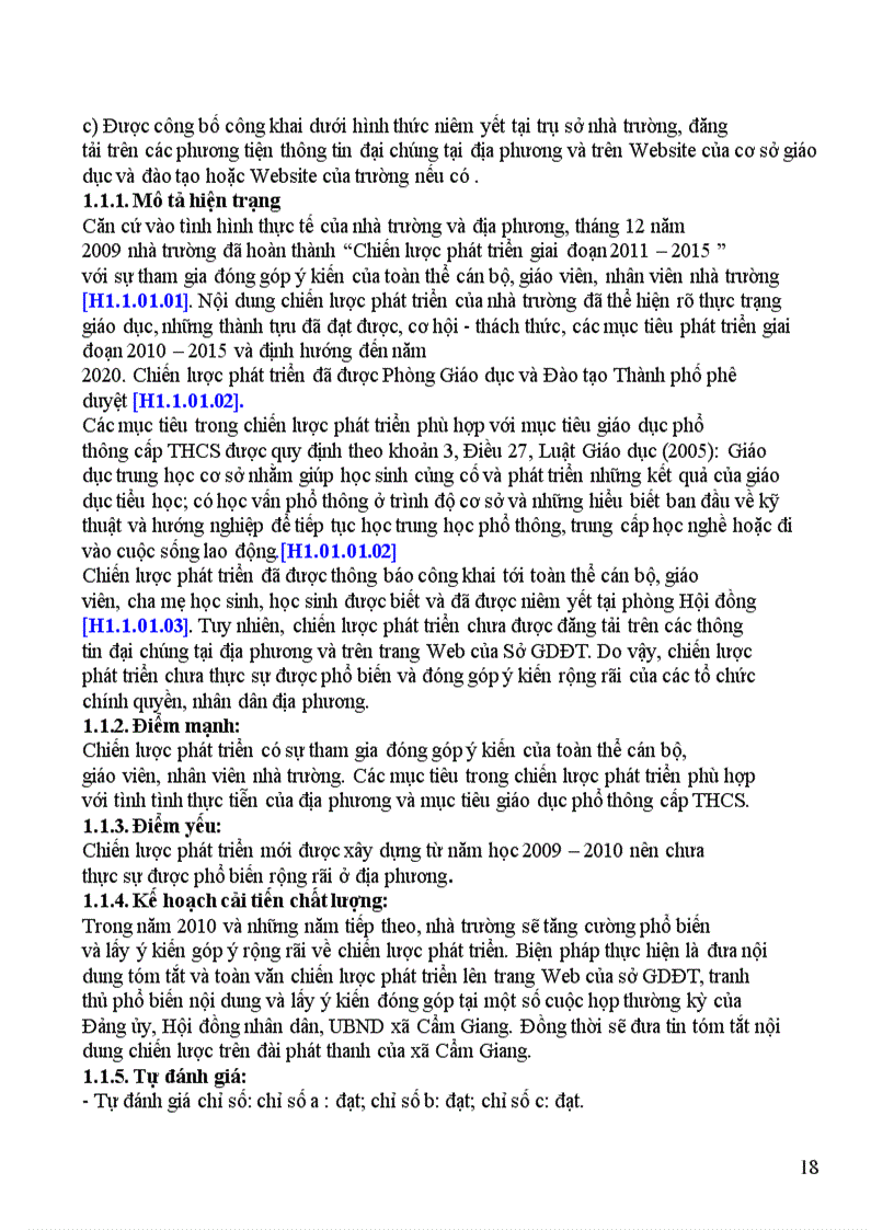 image for page Kế hoạch đánh gia THCS