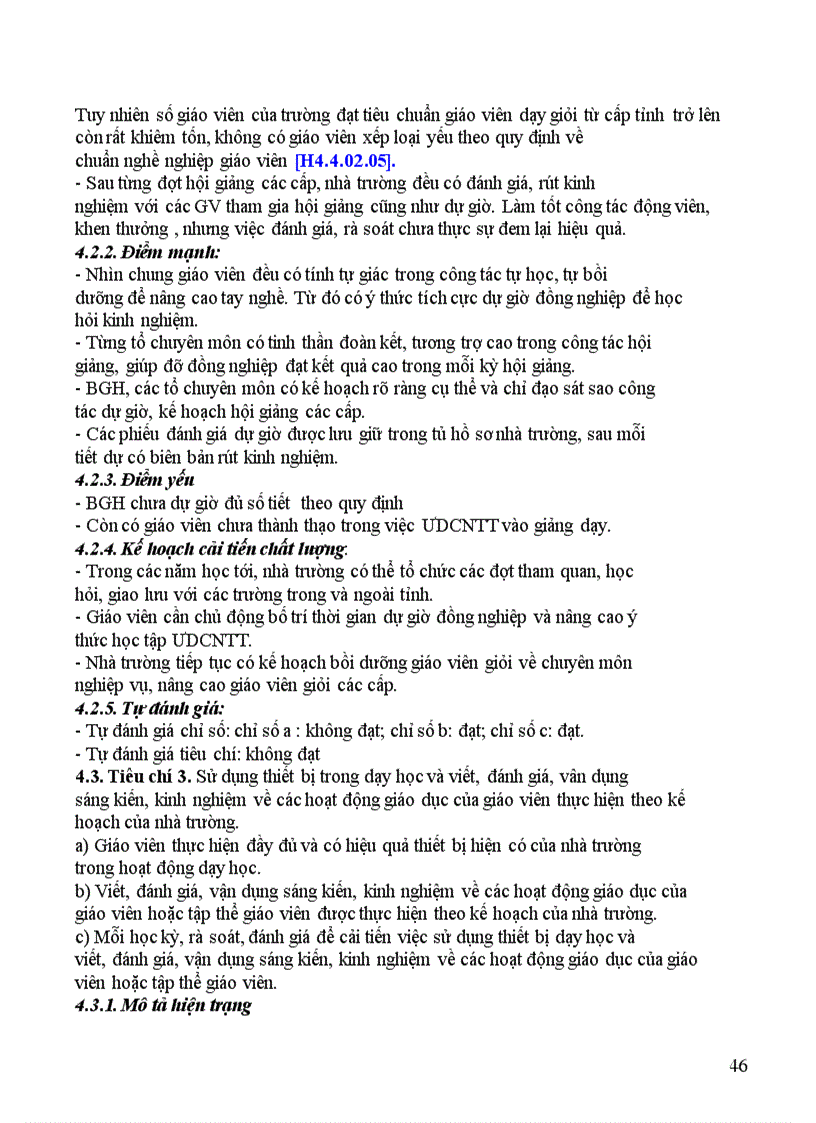 image for page Kế hoạch đánh gia THCS