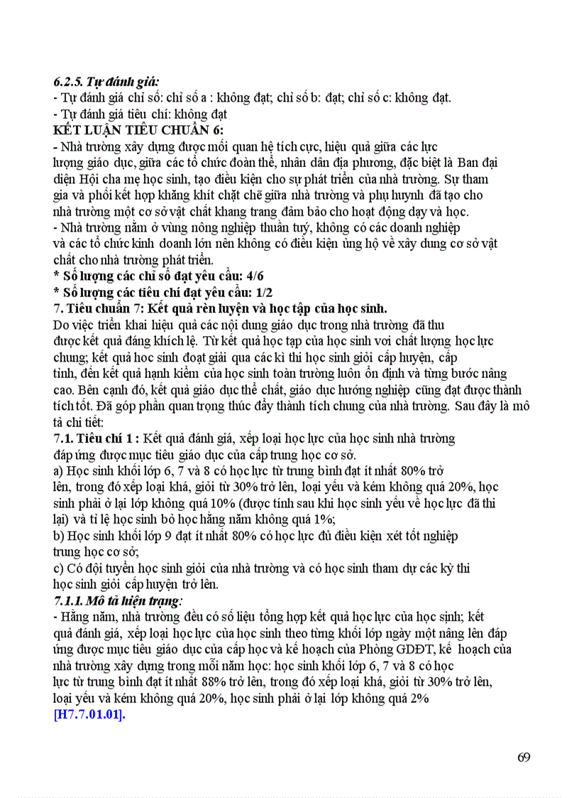 image for page Kế hoạch đánh gia THCS