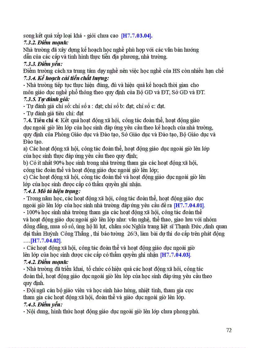 image for page Kế hoạch đánh gia THCS