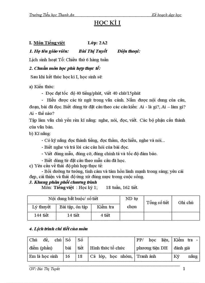 image for page Ke hoach day hoc lop 2